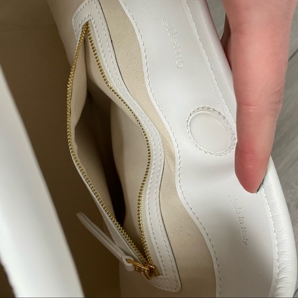 ***SOLD***Elleme Raisin Raffia Handbag in White - Picture 9 of 16